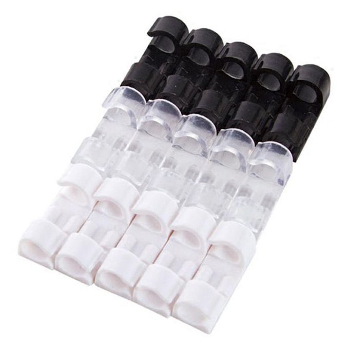 20Pcs Self-Adhesive Cable Management Clips Wire Holder Management