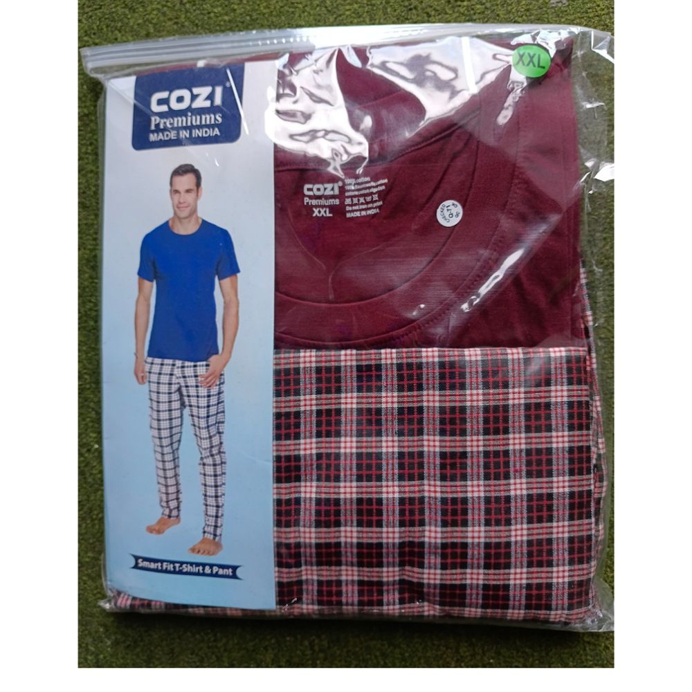 Men Pajamas Set (top & Trouser)