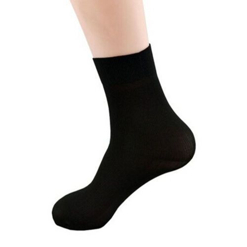 12 Pairs Men's ANCHORSocks- Black