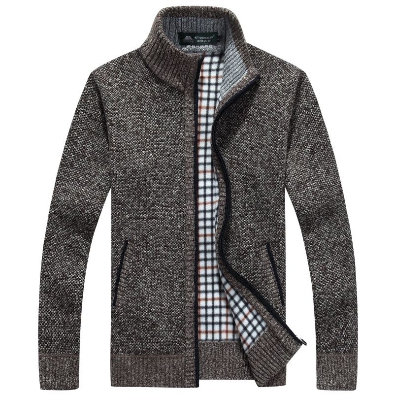Male Coat Outerwear & Coats Loose Men's Sweater Solid Cardigan Men's Winter