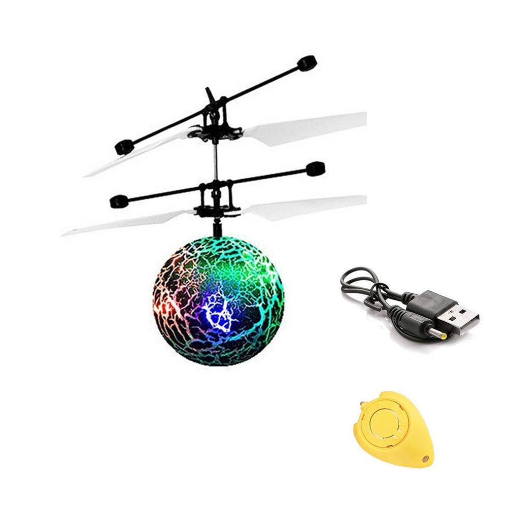 Kids Mini IR Sensing RC Helicopter Aircraft Flying Ball-3#