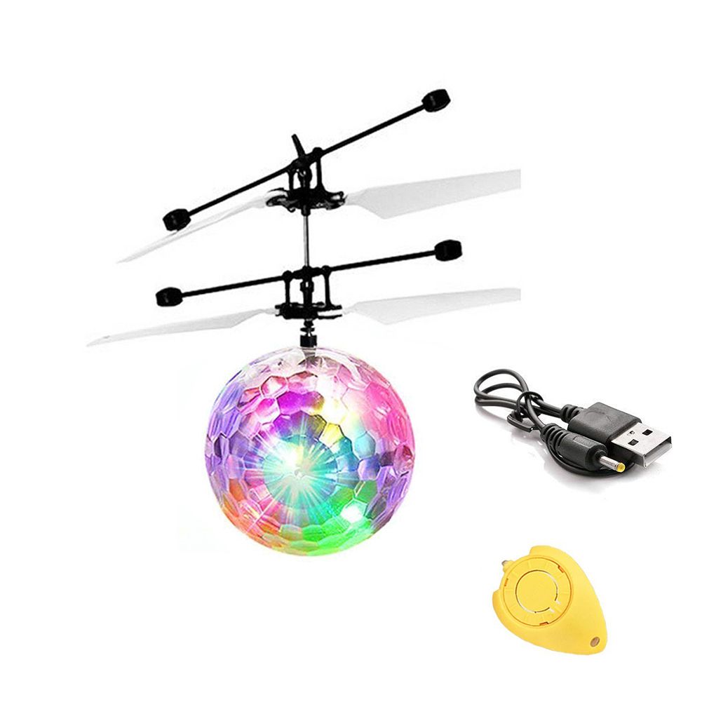 Kids Mini IR Sensing RC Helicopter Aircraft Flying Ball-1#