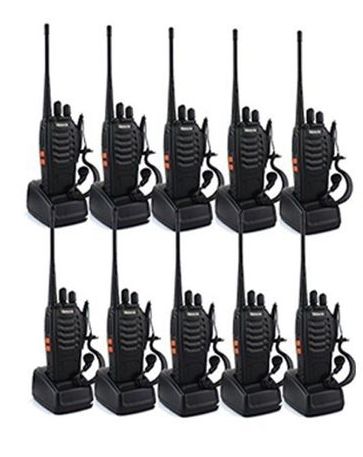 10pieces  Security PhoneBaofeng BF-888s Walkie Talkie With Earpieces