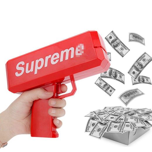 Cash Money Gun Spraying Machine