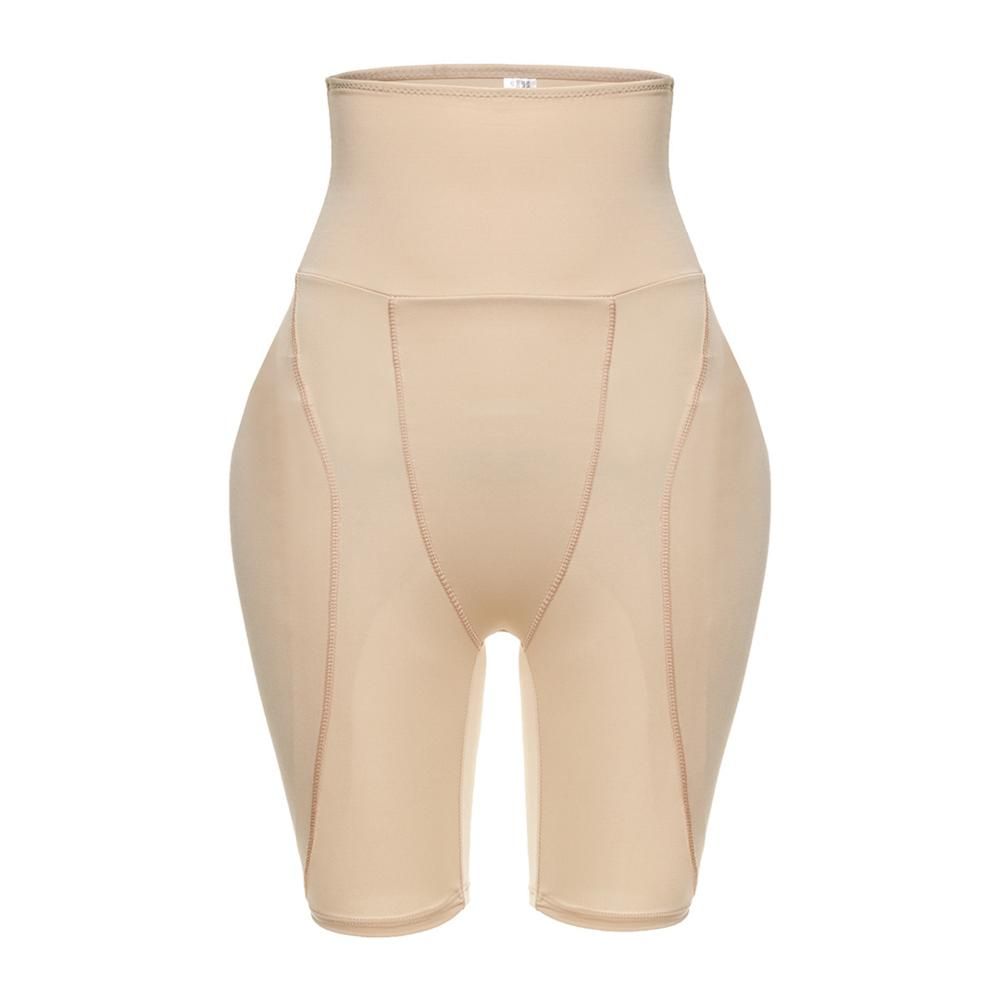 (Skin High Waist 1)Women  Lifter Shapewear High Waist Tummy Compressed Body Shaper Pads Control Panties Fake Ocks Lingerie Thigh Slim Hips DOU