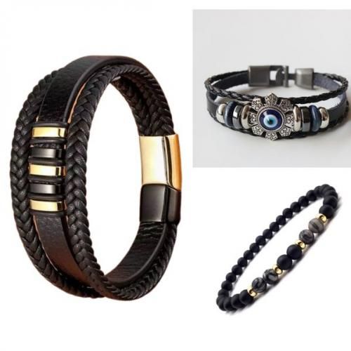 Exotic 3 In 1 Men Women Unisex Bracelets