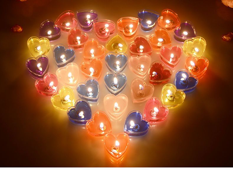 Romantic Love Scented Candles Birthday Candles-mix Color 20