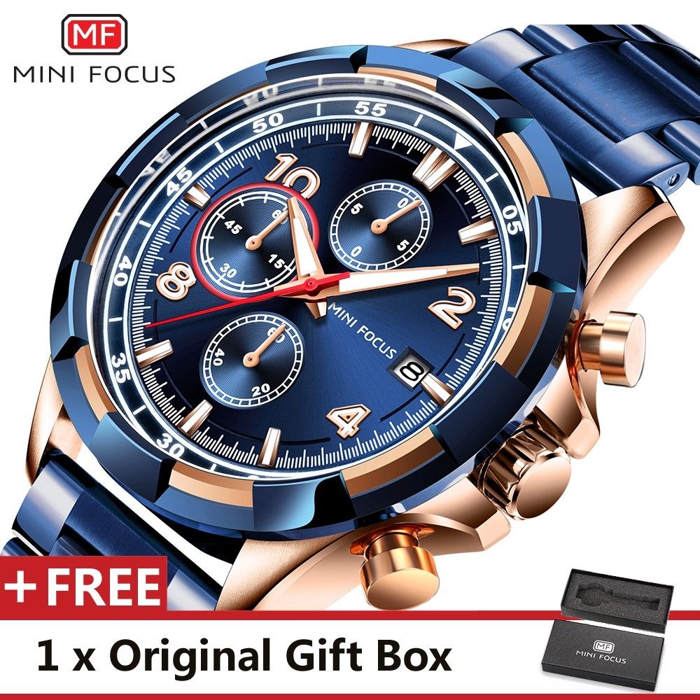 Watch Fashion Sports  Men Quartz Watches Wristwatch For Male MF0198G