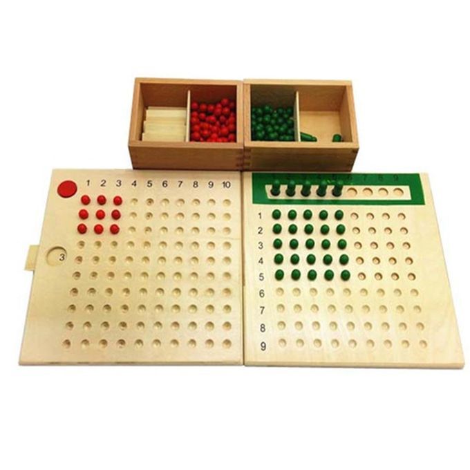 Montessori Multiplication Division Mathematics Wooden Board-