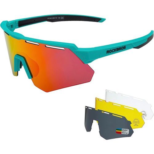 ROKBROS Polarized Yling Gles With 4 Interhangeable Lenses