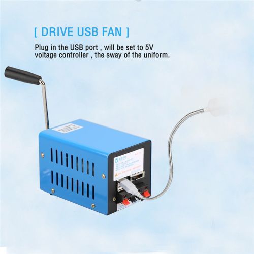 Outdoor 20W Multi-function Portable Manual Crank Generator