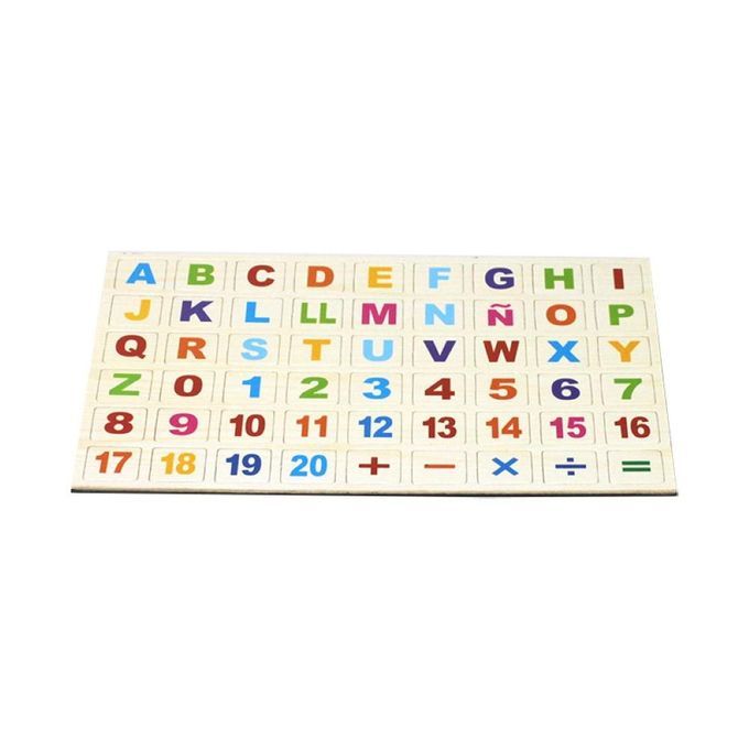 Kids Magnetic Russian/Spanish/Arabic/English 3D Alphabet-