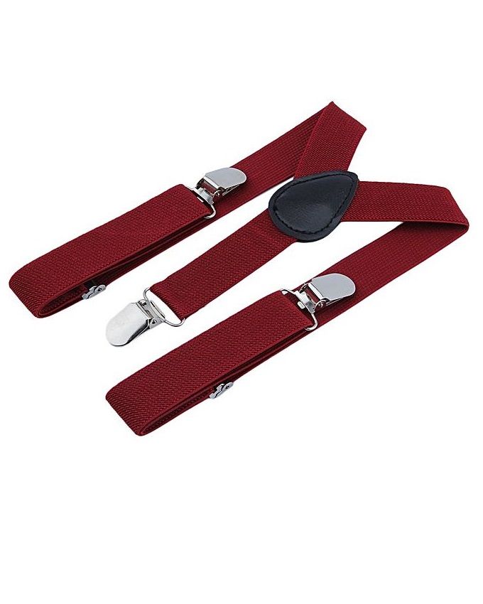 Men's Exclusive Quality Suspender- Wine