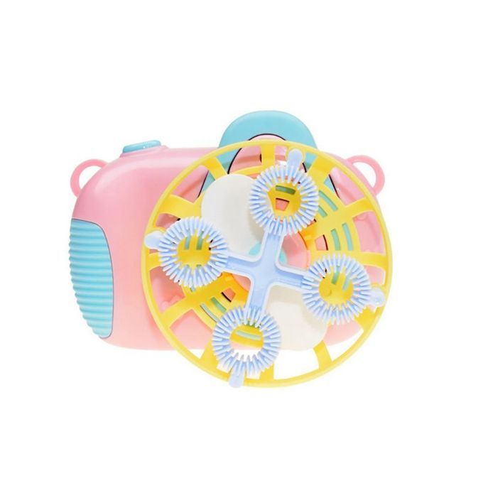 Camera Shape Electric Music Light Blowing Bubble-Multi-Color