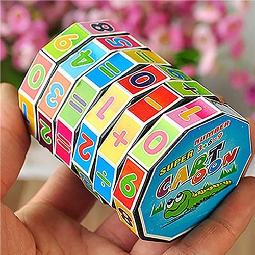 Children Kids Mathematics Magic Cube Puzzle Education-