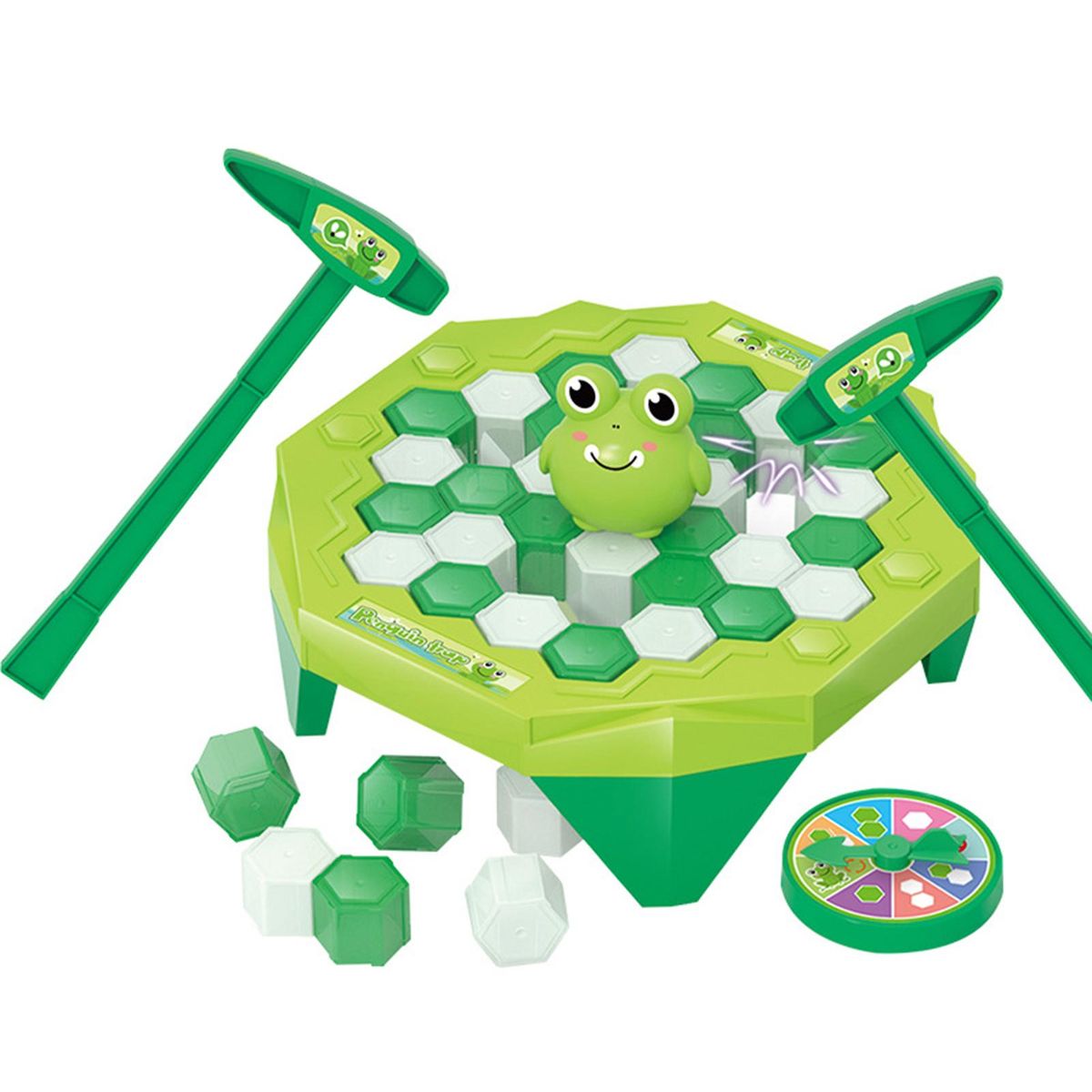 1 Set Ice-breaking Toy Ice Breaking Desktop Game Green