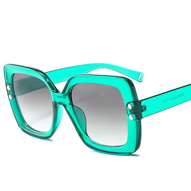 2 PCS Oversized Frame UV400 Sunglasses