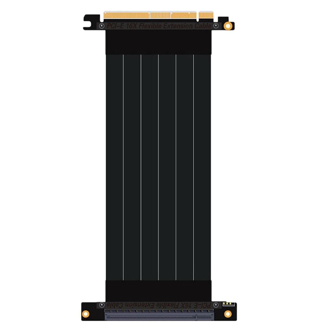 PCIE 3.0 Graphics Card Extension Cable PCI-E 16X to 16X Right Angle GPU Extension Cable Mining Card Connector 20 cm