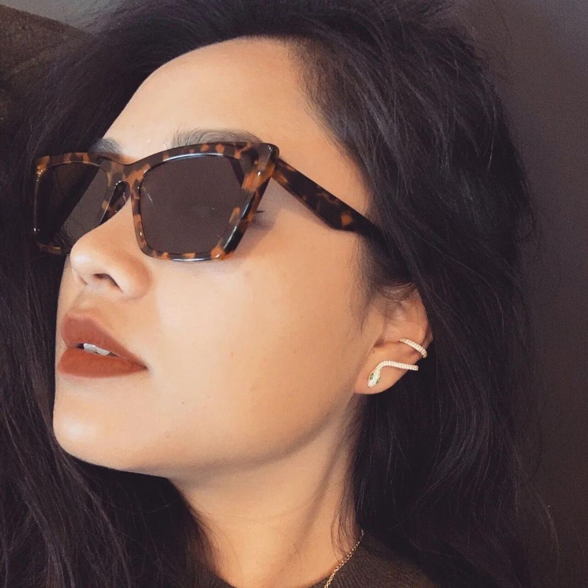 Vintage Cat Eye Sunglasses Women Square Small Frame Sun Glasses