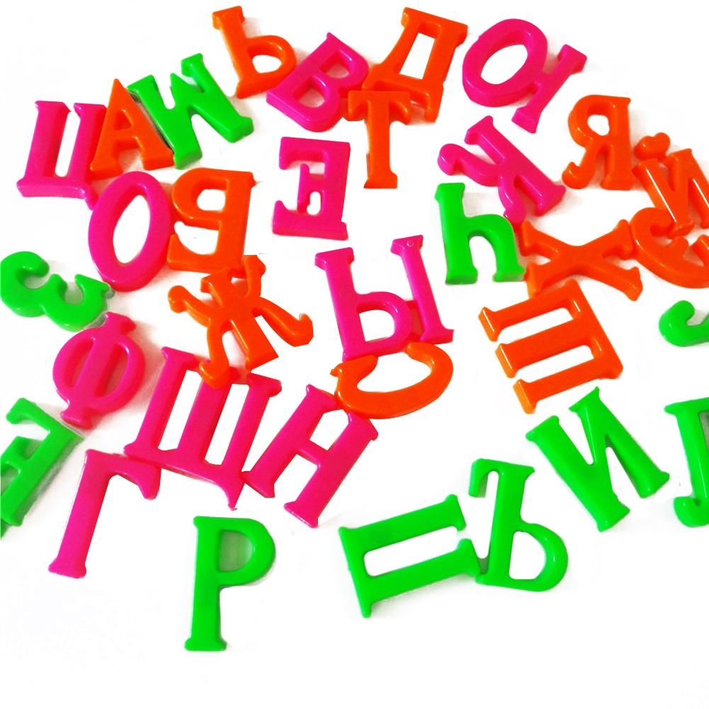 33Pcs/Set Russian Alphabet Letter Magnetic Kid Educational-