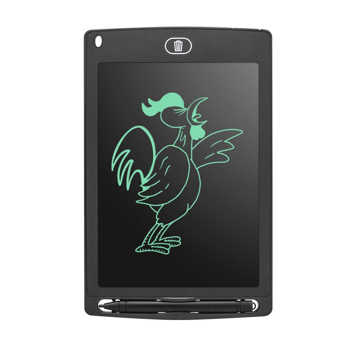 8'' LCD Erasable Writing Tablet Drawing Board For Kids And Adult Black