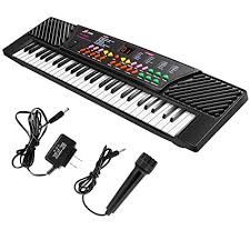 54 Keys Children's Learning Rechargeable Keyboard Piano Music Instrument With Microphone