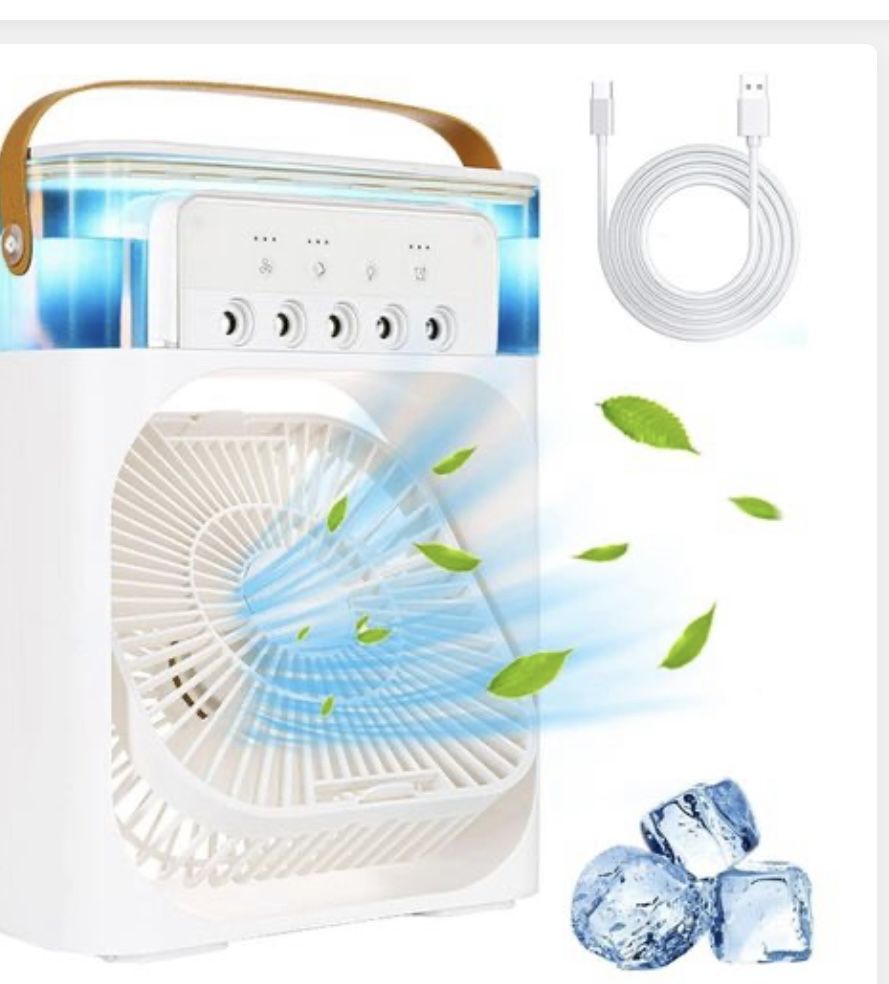 Mini Spray Fan Desk USB Fan Mini Ir Conditioner Fan