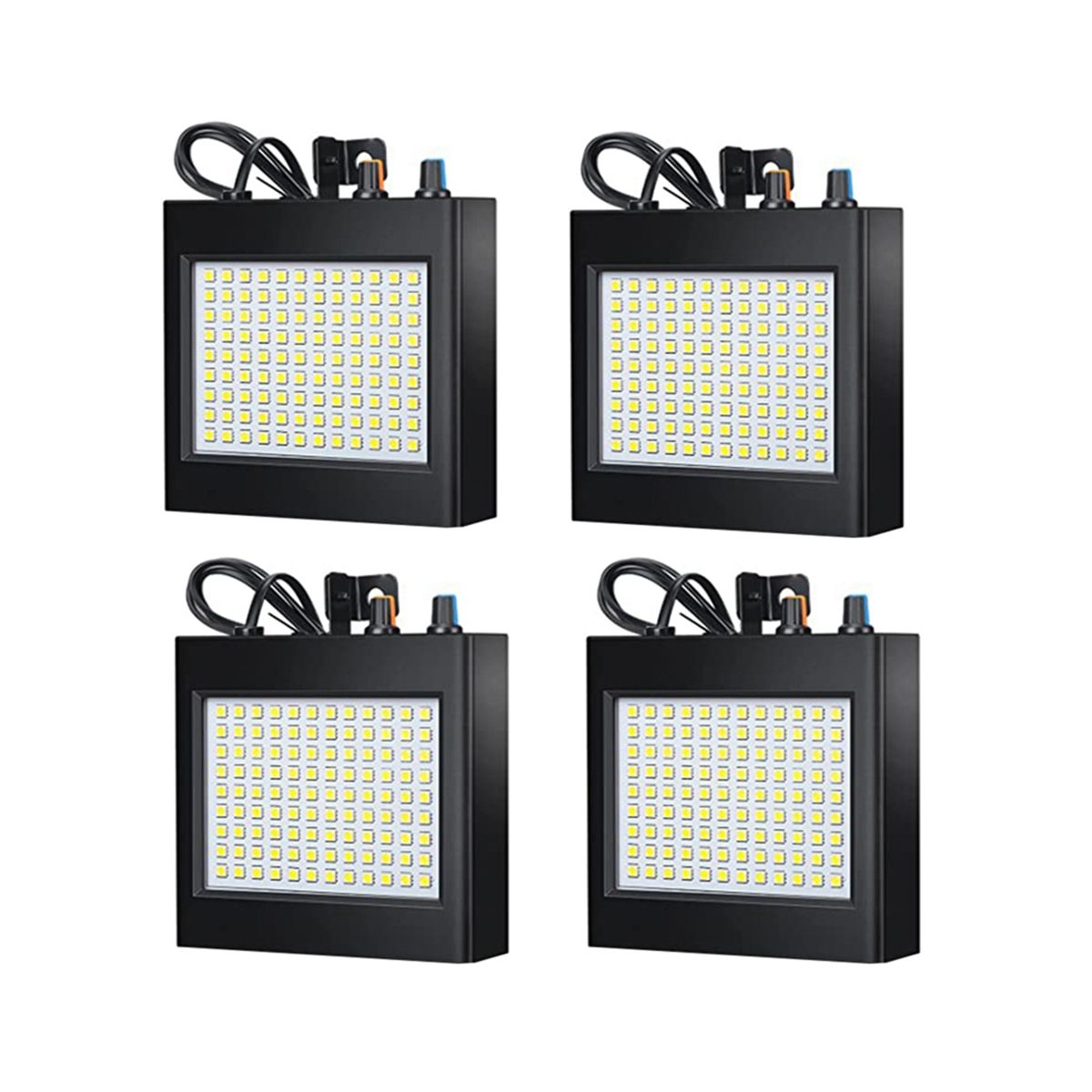 4 Strobe Lights White 108 Bright LED s Party Lights for Party Room Stage Dance Birthday DJ Bar Show