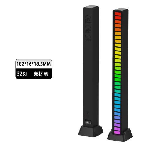 RGB Lighting LED Sound Control Light Bluetooth APP Control RGB Colored LED Pickup Rhythm Ambient Light For Party Car DJ Disco