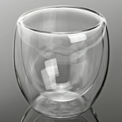 Clear Glass Double Layer Coffee Cup-80ml