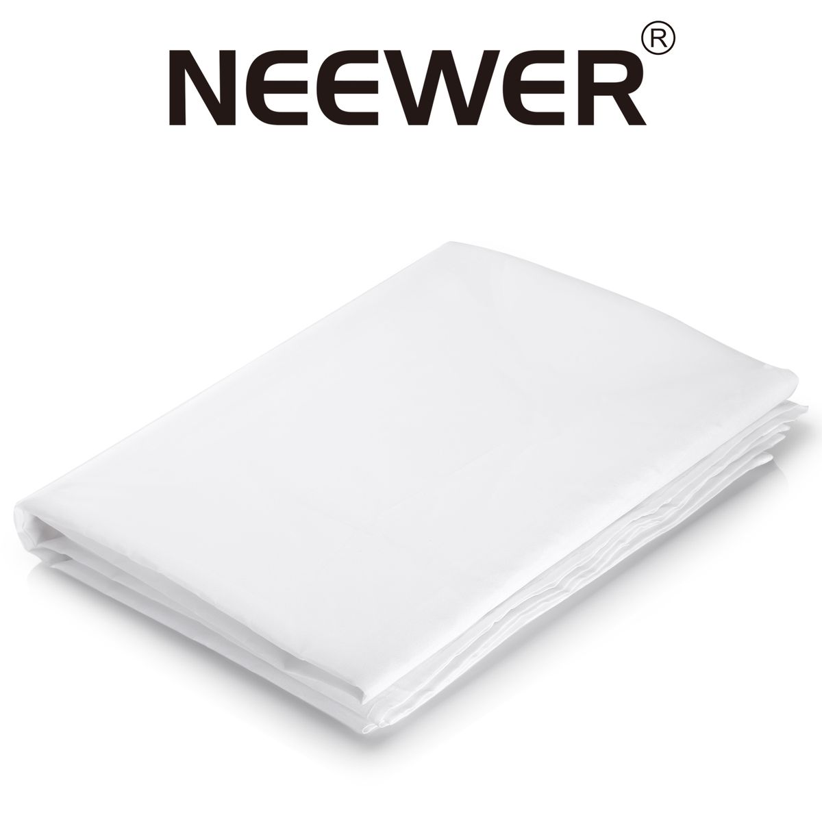 Neewer® 1 Yard X 60 Inch/0.9M X 1.5M Nylon Silk White Seamless Diffusion Fabric For Photography Softbox,Light Tent And Lighting Light Modifier