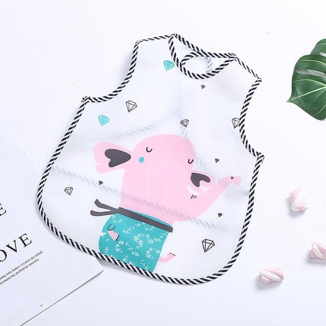 4PCS New Waterproof EVA Baby Bibs