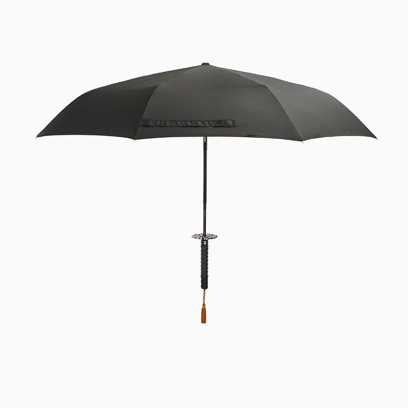New Automatic Ninja Katana Design 3-Folding Umbrellas