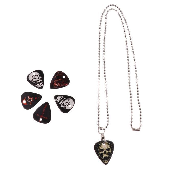 Celluloid Guitar Pick Pendant Necklace For Guitar Parts Accessories