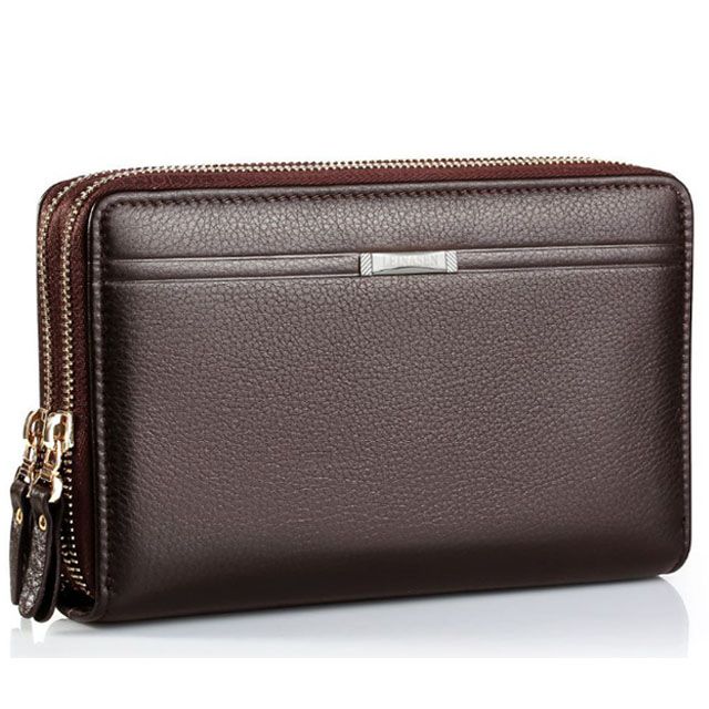 Men Waterproof Brown Fashion Wallet