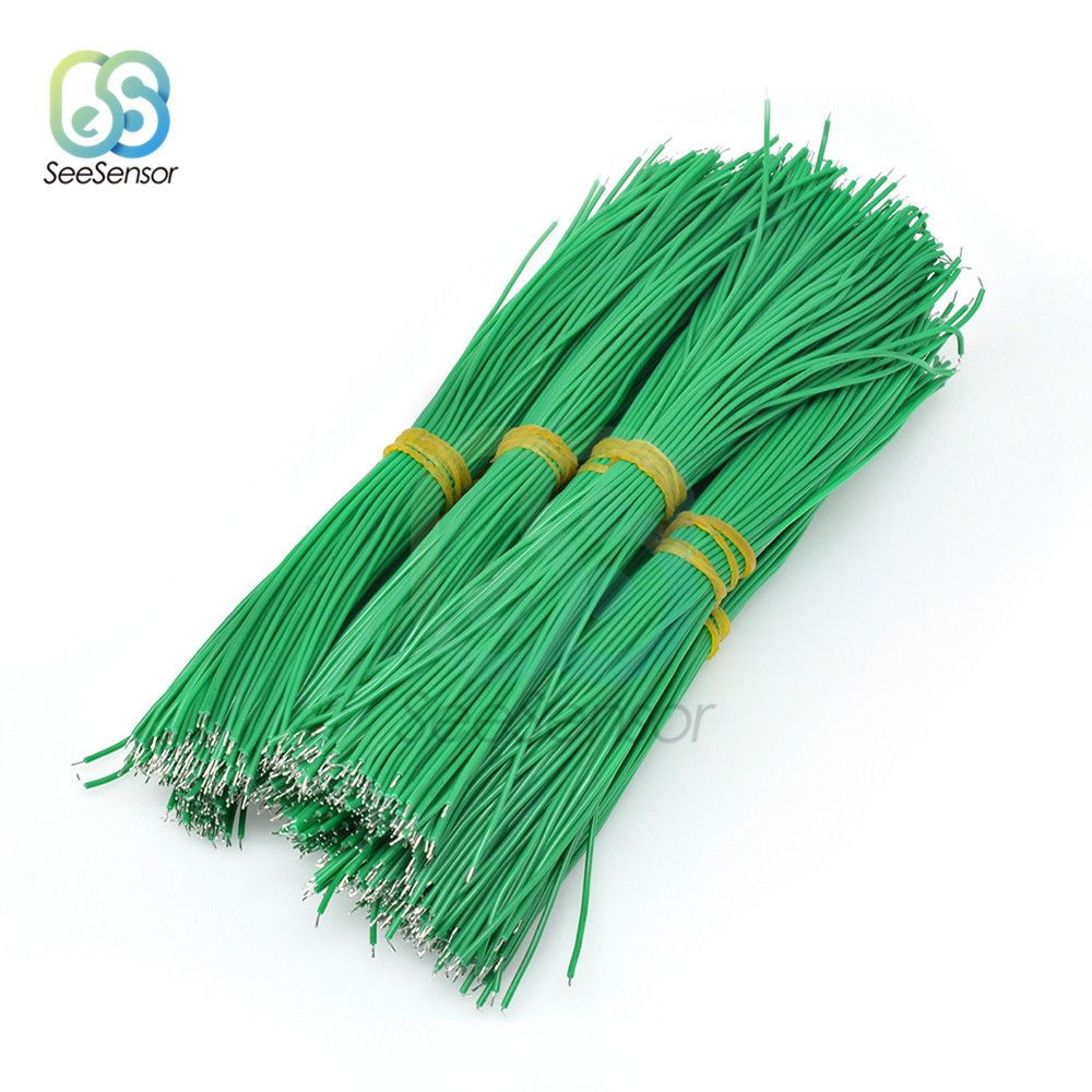 100Pcslot 24AWG 20cm Tin-Plated Breadboard Solder Cable Fly
