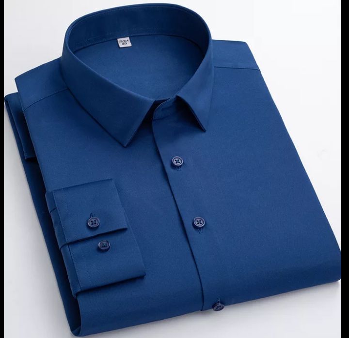 Corporate LONG-SLEEVE SHIRT FOR MEN - Navy Blue