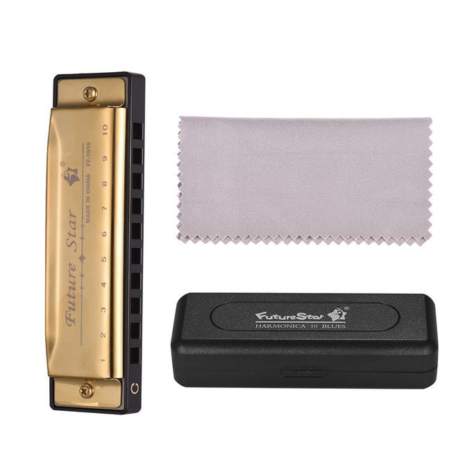 Key Of C Diatonic Harmonica Mouthorgan With ABS Reeds