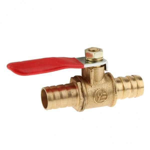 3x 3/8inch Brass Ball Valve Shutoff Faucet Switch Full Port Fluid Pipe
