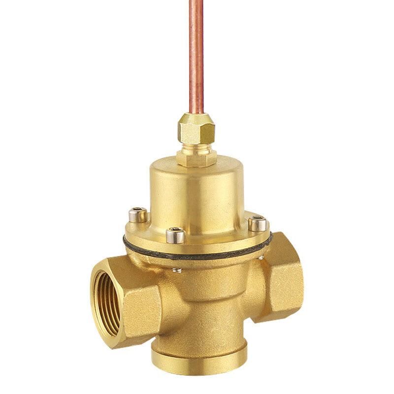 Copper Differential Pressure Valve Differential Pressure Control Valve Stable Performance Strong Pressure Resistance Dn15dn20dn25 Zyc Differential Pressure Valve