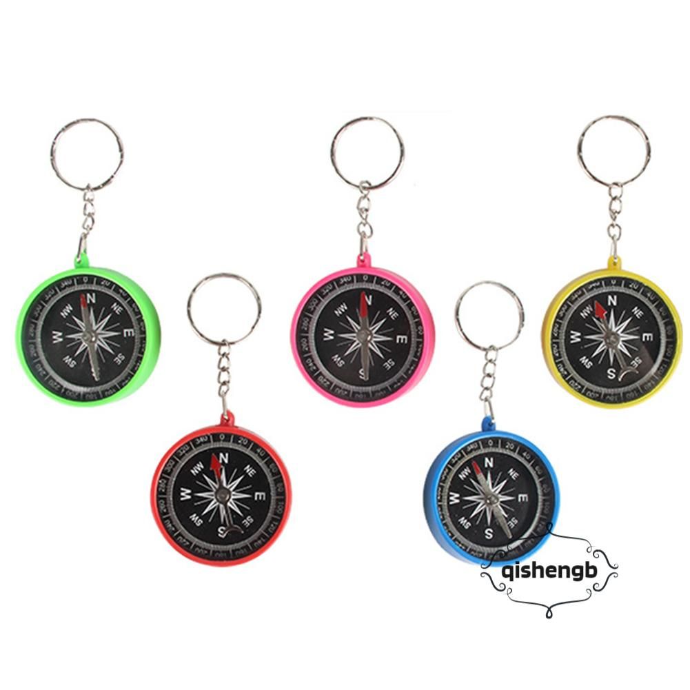 Children Mini Compasses Keychain Multifunctional