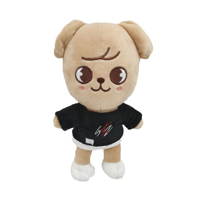 20cm 1 PCS  Skzoo Plush Toys Keychain Stray Kids Cartoon Stuffed Animal Plushies Doll Bbokari Leebit Wolf Chan Puppym Fans Gifts(No.#7)