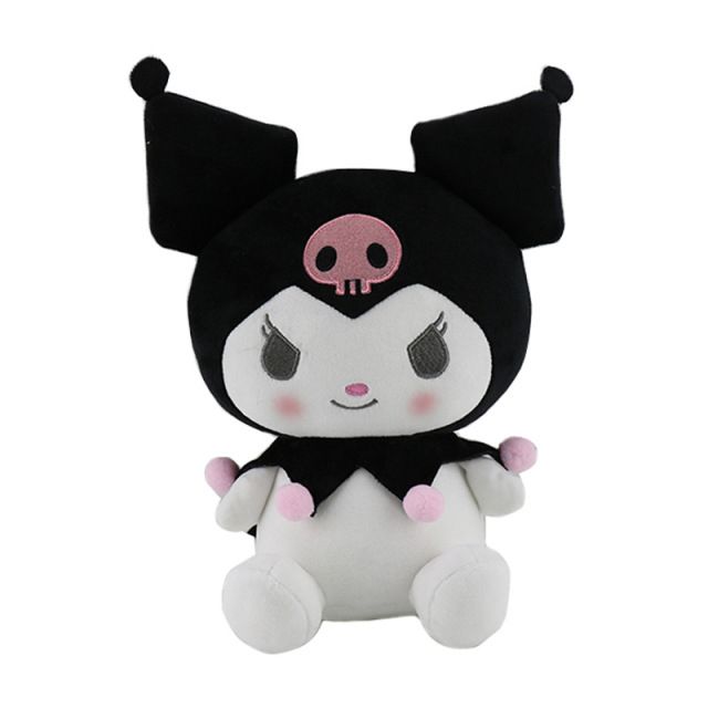 25Cm Anime Sanriod Toys Kawaii Kuromi Mymelody Cinnamorol Plush Soft Stuffed Animals Doll Plushie Pillow Xmas Gift Party Decor(#NM)