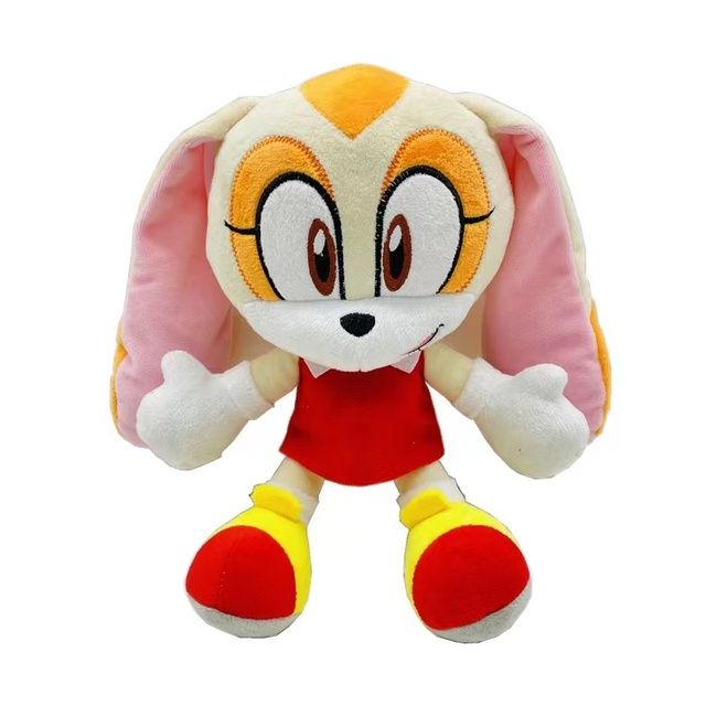 23_28CM Sonic Plush Toys Doll Blue Shadow Sonic Plush Soft Stuffed Toy Cotton Anime Plush Doll For Children Birthday Gifts(#J)