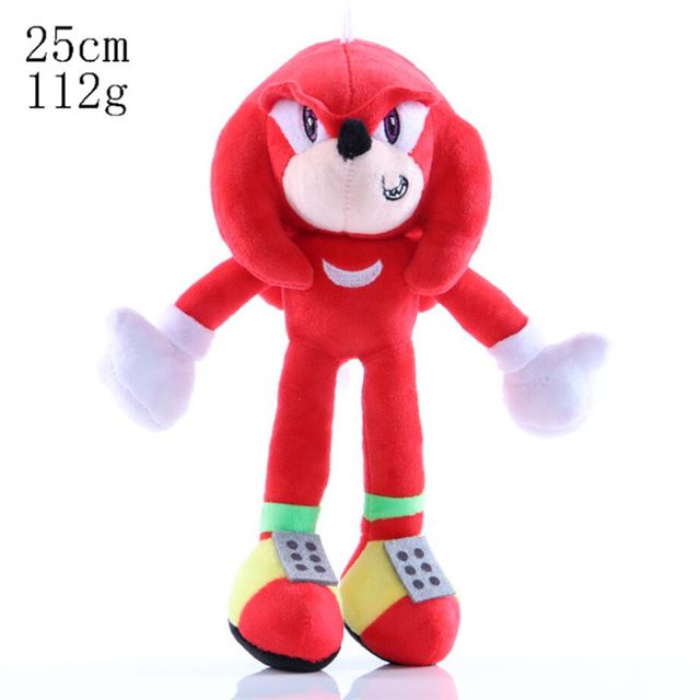 Super The Hedgehog Plush Soft Toys Shadow Amy Rose Knuckles Tails Plush Toys Soft Stuffed Peluche Dolls Gift For Kids'(#25cm Hongse)