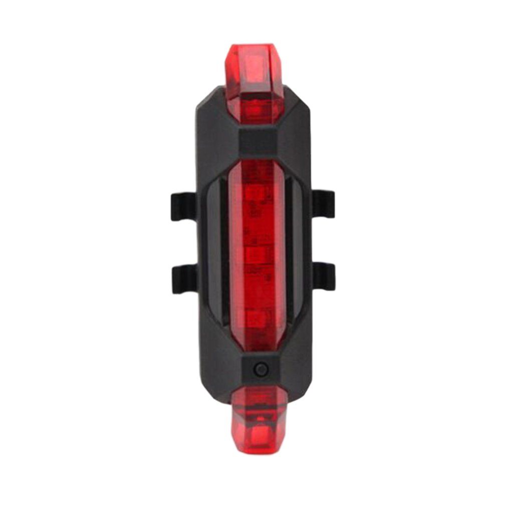Bicycle Tail Light USB Charging Bicycle Light Red Light Tail Light Warning Light Cycling Accessories Rechargeable Red