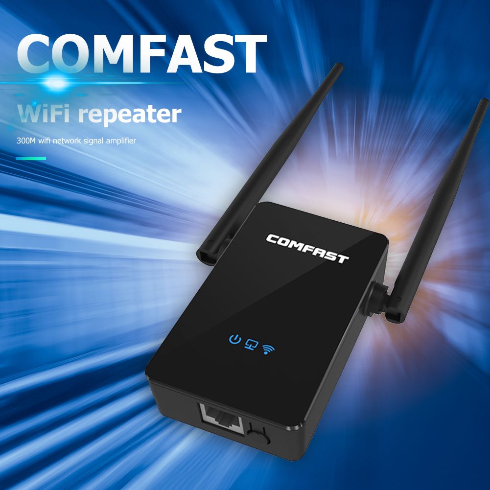 WR302S 300Mbps 2.4GHz WiFi Repeater Booster 2*5dBi Antenna