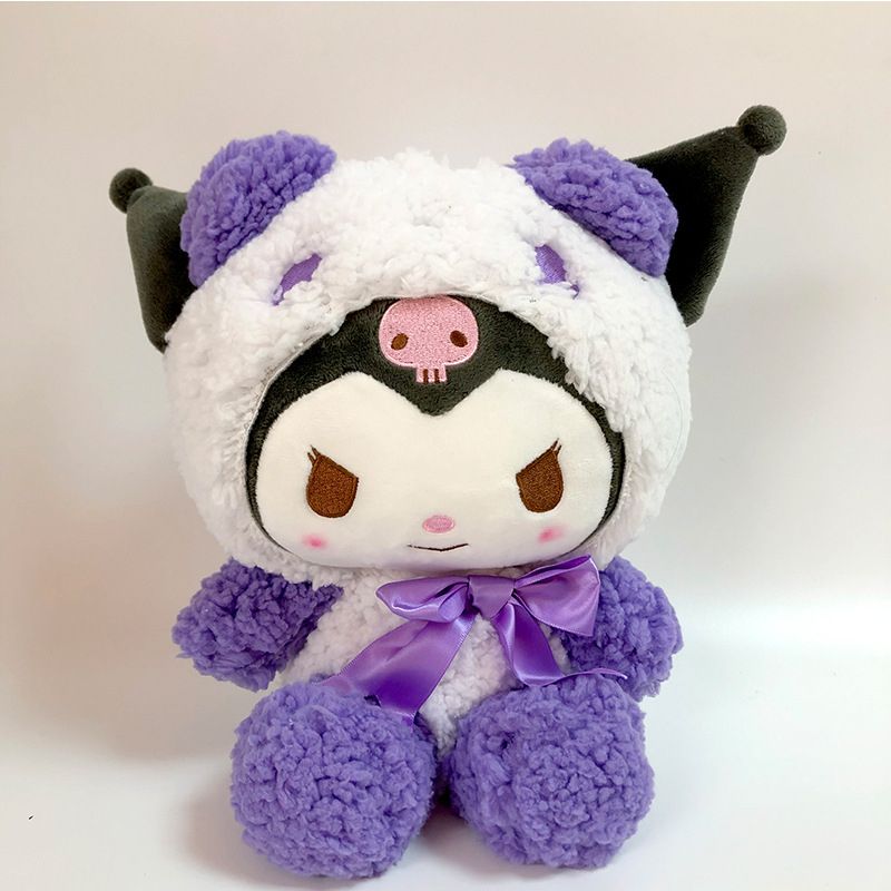 Kawaii Cartoon Panda Transformed Into Sanrio Collection My