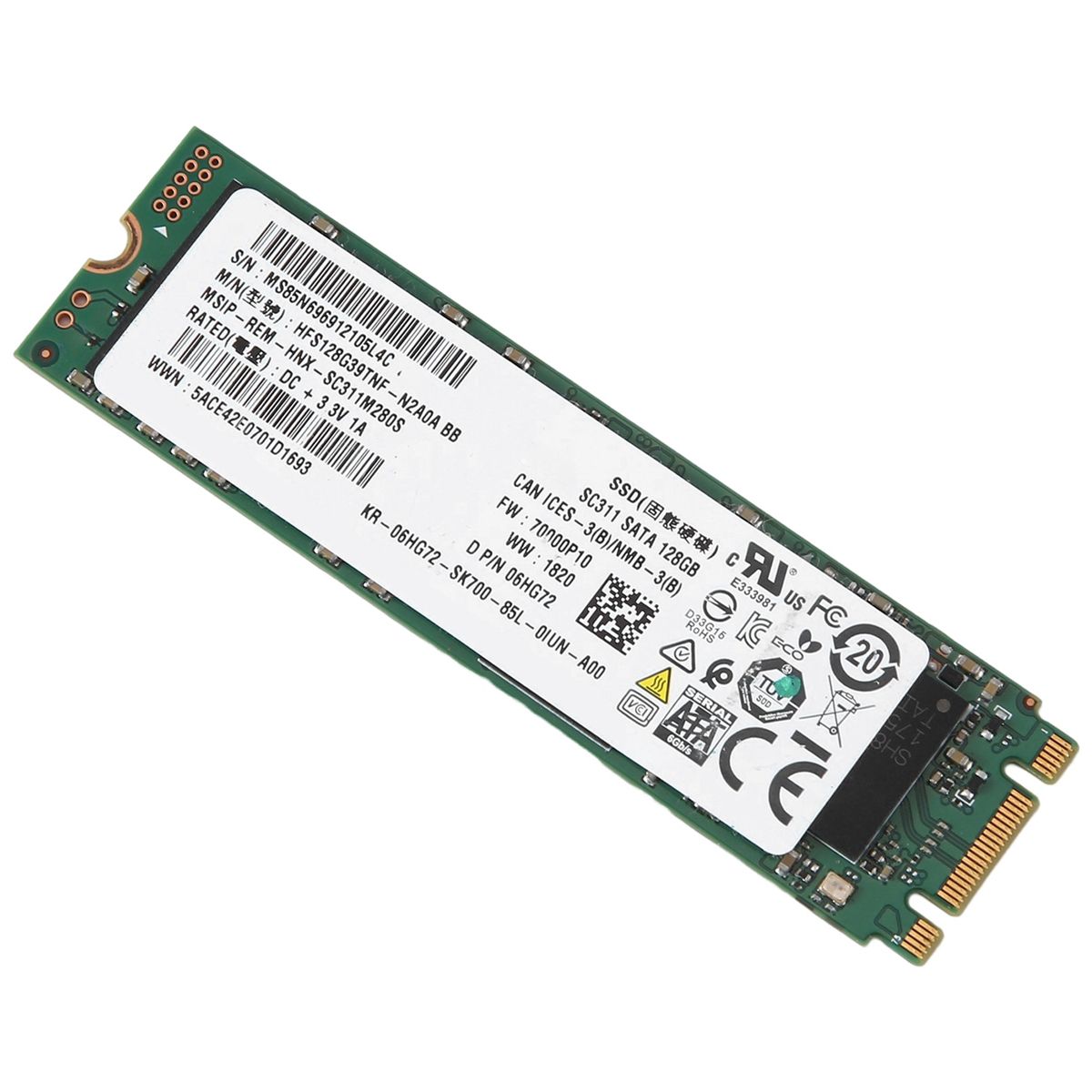 For SK Hynix SC311 128GB SATA SSD HFS128G39TNF-N2A0A BB M.2