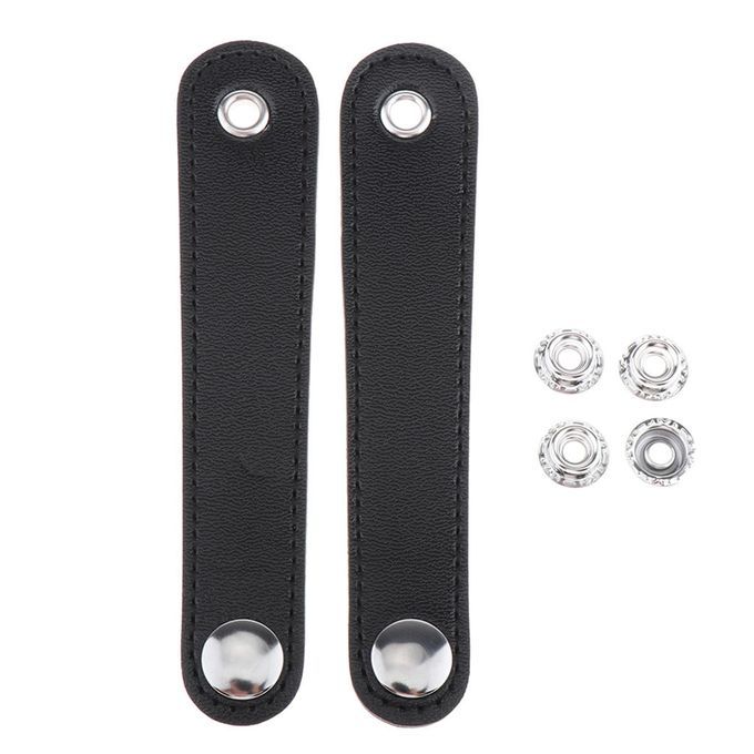 Accordion Bellows Strap Clasp PU Leather, Centre Distance Optional,